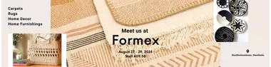 Fyaril exhibirá alfombras y artículos de decoración para el hogar de primera calidad en Formex 2024 en Estocolmo