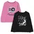 Cotton printed T shirts for girls (Pack of 2)