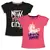 Bedruckte T-Shirts aus Baumwolle für Mädchen (2er-Pack)