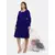 Power Sutra Samt-Abendkleid für Damen - Königsblau
