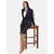 Formal Skirt Suit - Navy Blue