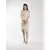 Poly Cotton Skirt Suit - Beige
