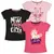 Camisetas estampadas de algodón para niñas (Pack de 3)