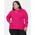 Power Sutra Cut Out V-Neck Stretch Top - Hot Pink