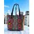 Fyaril Cotton Tote Bag - Double Compartment, Multicolor Print