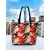 Fyaril Multicolor Cotton Tote Bag with Double Compartment