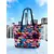 Fyaril Multicolor Cotton Tote Bag with Double Compartment
