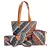 Multicolor Cotton Women's Handbag Set - 5 Piece Bohemian Combo