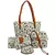 Cotton Multicolored Bohemian Handbag - Women's 5-Piece Set