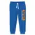 Minicult Trainingshose aus Baumwolle mit grafischen Drucken und Taschen (Pack 1) (Blau)