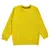 Minicult Cotton Fleece Kids Sweatshirts with Round Neck and Ribbed Full Sleeves (Pack of 1) (Musturd) Yellow