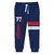 Minicult Cotton Track Pants with Graphic Prints and Pockets (Pack 1)(Navy)