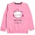 Minicult-Sweatshirts aus Baumwolle mit Aufdruck für Jungen und Mädchen, ideal für den leichten Winter (1er-Pack) (Pink Kitty