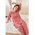 Ensemble pyjama coupe glacée aux fraises (avec chouchou assorti)
