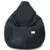 Sattva Classic XXXL Bean Bag Cover (No Filling) Black With Royal Blue Piping