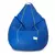 Sattva Classic XXXL Bean Bag Cover (No Filling) Royal Blue With Yellow Piping