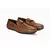 Tan Crust Leather Men's Shoe - Comfortable TPR Sole