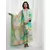 Off White Neon bomull Tropical Print Kurta Set