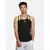 Black & Neon Green Designer Vest 