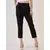 Black Pleated Above Ankle length Trouser