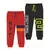 Minicult Cotton Track Pants with Pockets and Prints for Boys (Pack of 2)Black