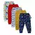 Minicult Boy's Regular Fit Cotton Pajama Pants Multicolored (Pack of 5)