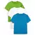 Minicult Basics Cotton Kids Half Sleeve T Shirts in Vibrant Solid Colors (Pack of 3)