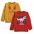 Minicult Unisex Red Cottonblend Round Neck Sweatshirt (2-3 Years)