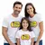 Minicult Cotton Holi Half Sleeve Tshirt for Family (Pack of 1)