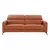 Clarissa Half Leather 3 Seater Sofa - Oyster Beige Chesterfield Style