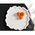 Gulbahar White Marble Petal Tray - 9 Inch