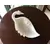 Mayura Marble Petal Tray - 18 Inch Swan Shaped Decorative Tray