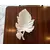 Patta-e-Noor White Marble Petal Tray - 15 Inch