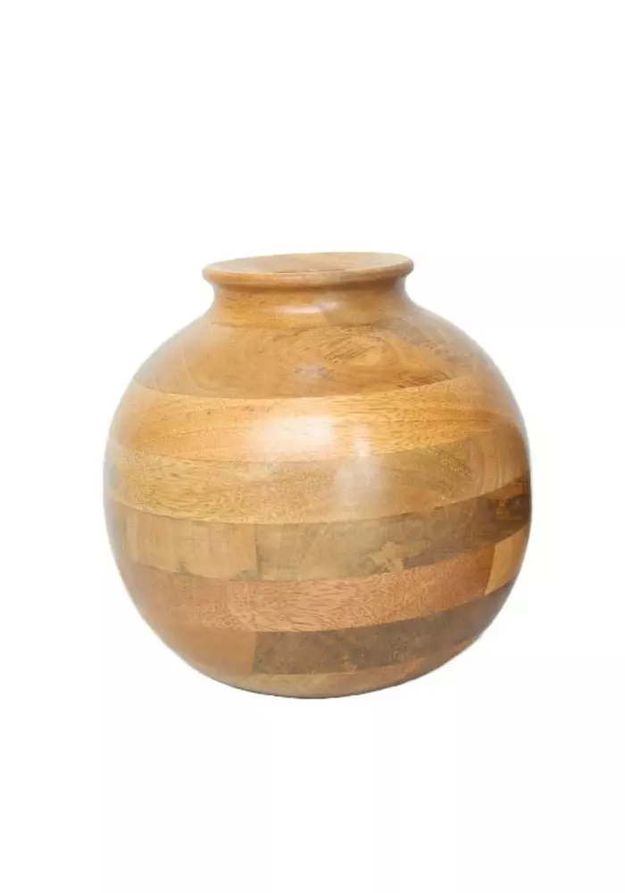 Home & Garden Home Decor Vases Natural wood stem vase