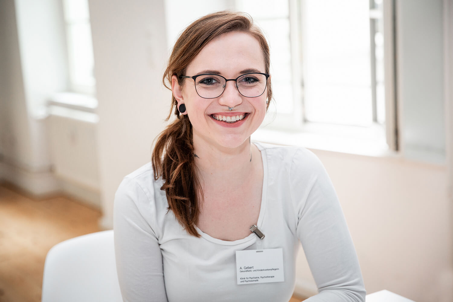 Anne Gebert, Gesundheits- und Krankenpflegerin.