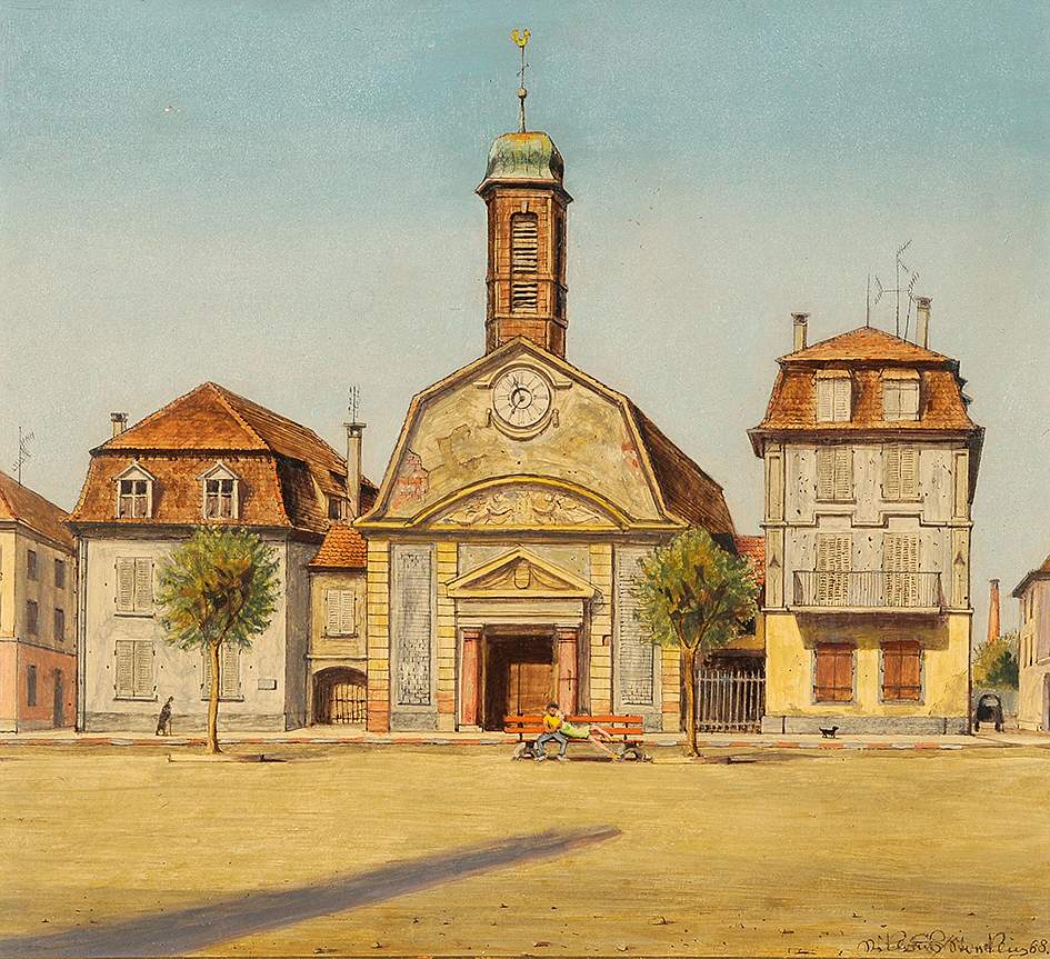 Niklaus Stoecklin, Kirche von Grosshüningen