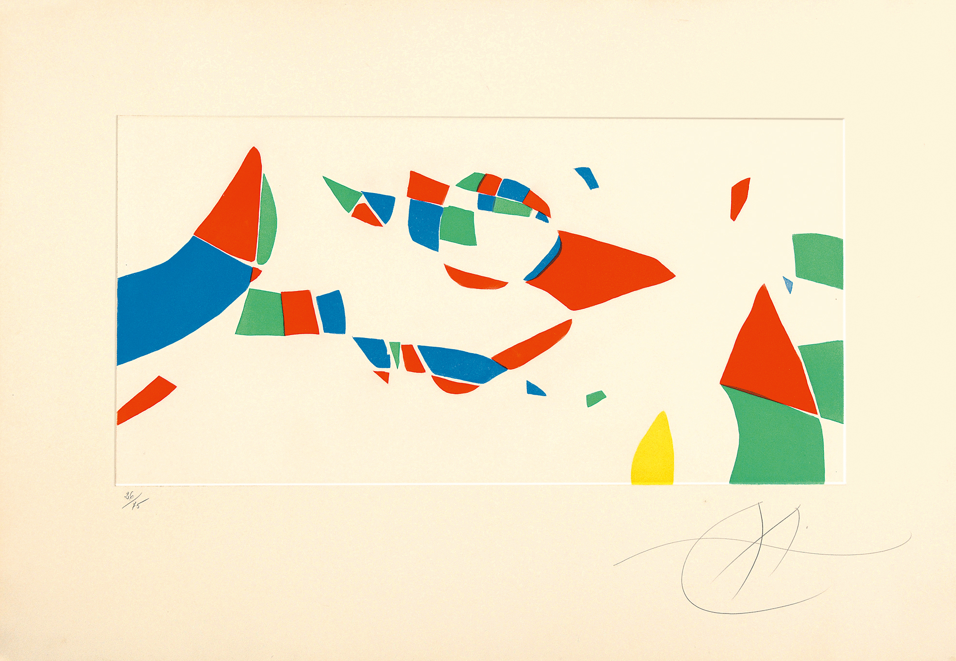 Miró Joan, Sheet from "Gravures pour une exposition"
