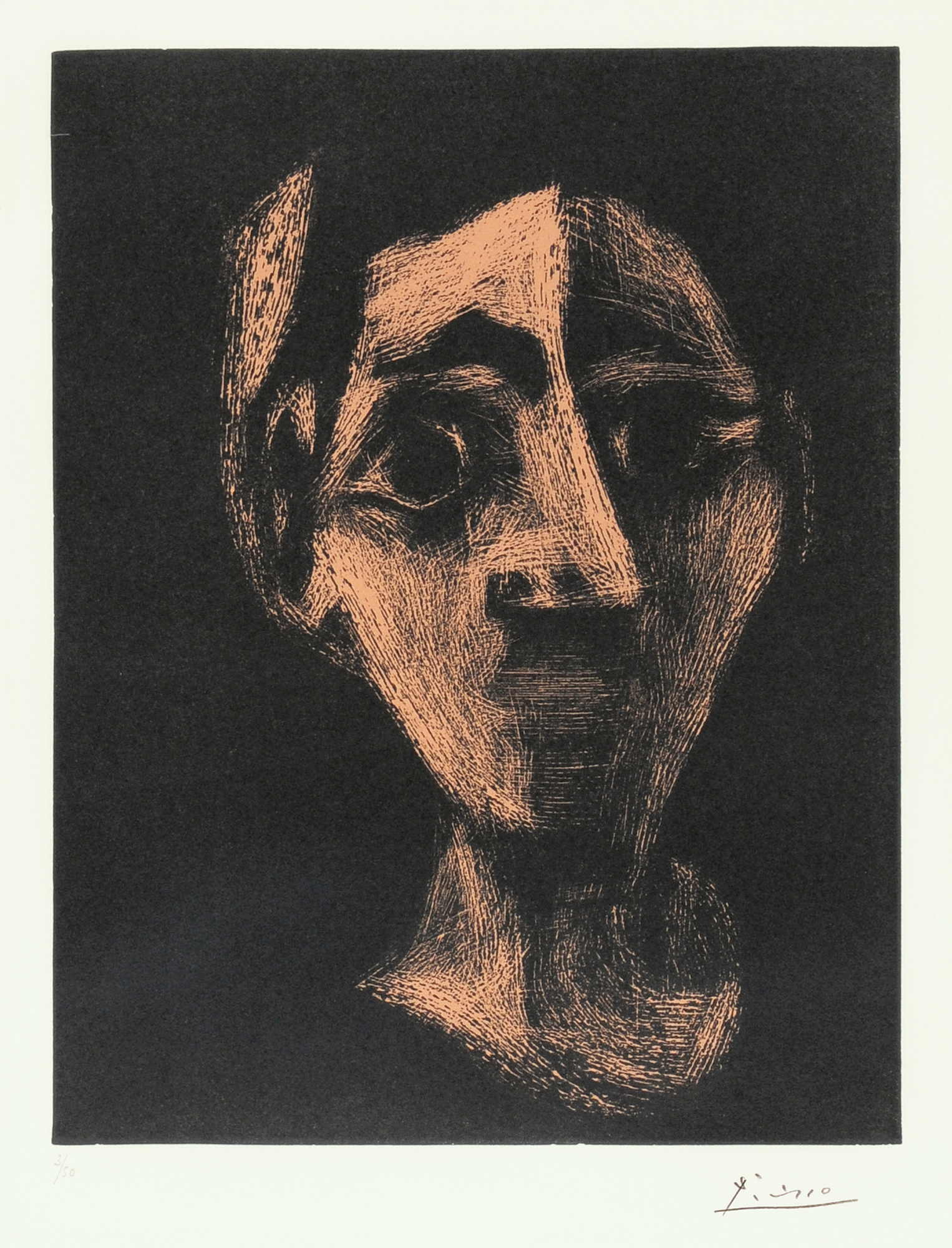 Picasso Pablo, Jacqueline au bandeau I
