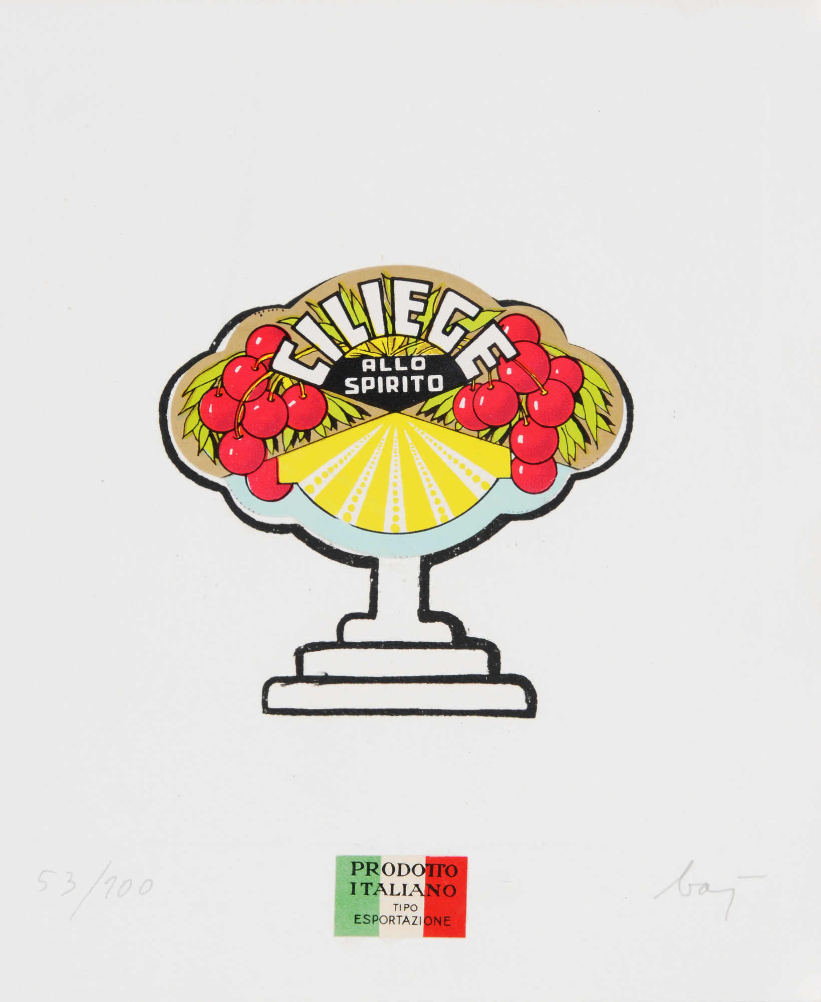 Baj Enrico, 2 sheets: Ciliege allo Spirito; Coca-Coca