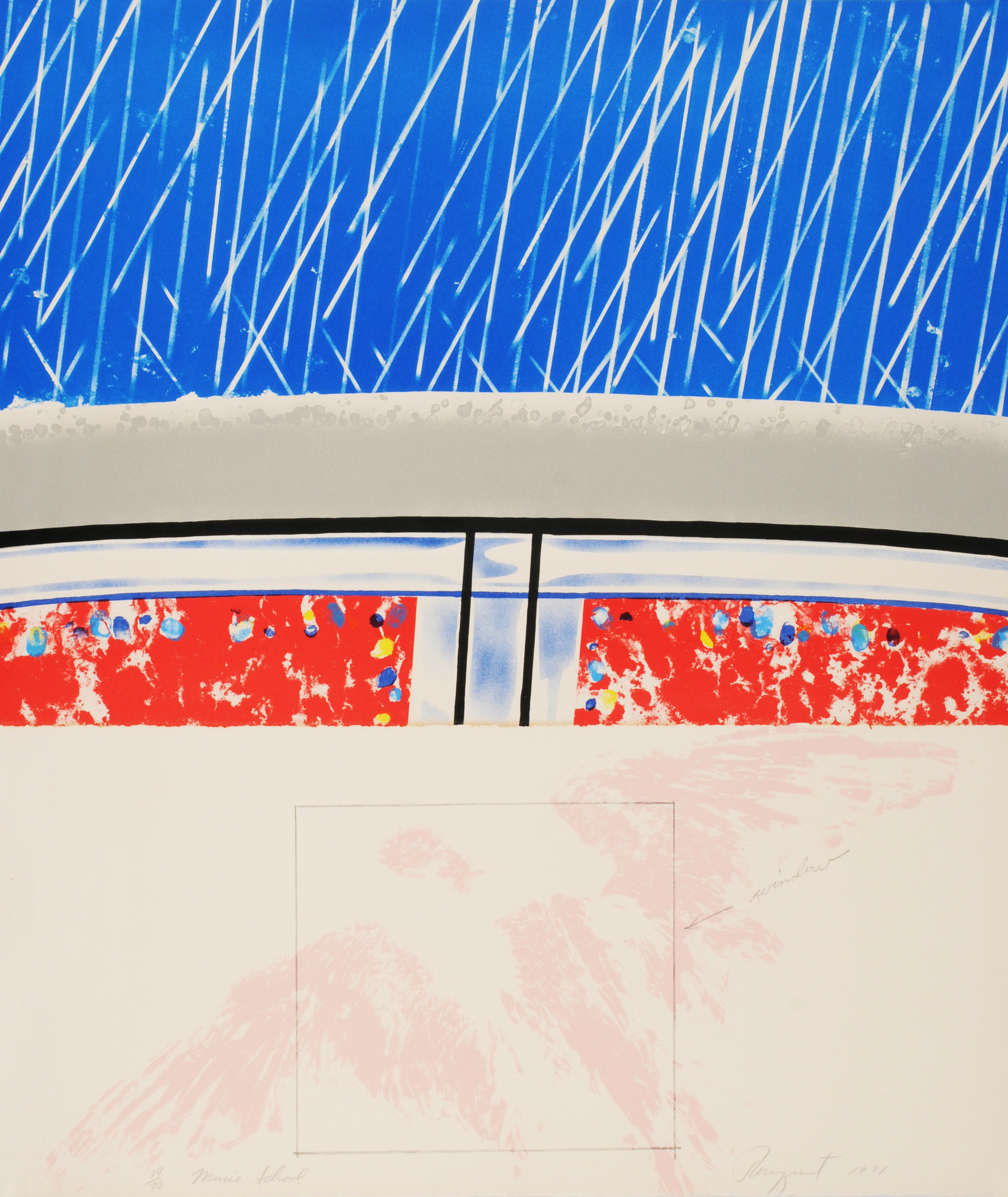 Rosenquist James, Music School (for Peter Schjedahl)