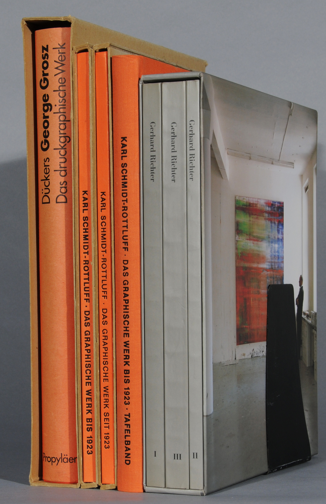 Konvolut, 7 books:
- Catalogue Raisonné. Alexander Dückers. Georges Grosz, Das druckgrafische Werk
