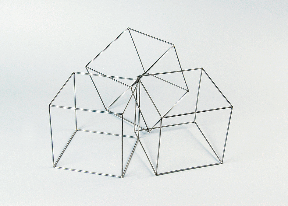 Morellet François, Trois cubes imbriqués