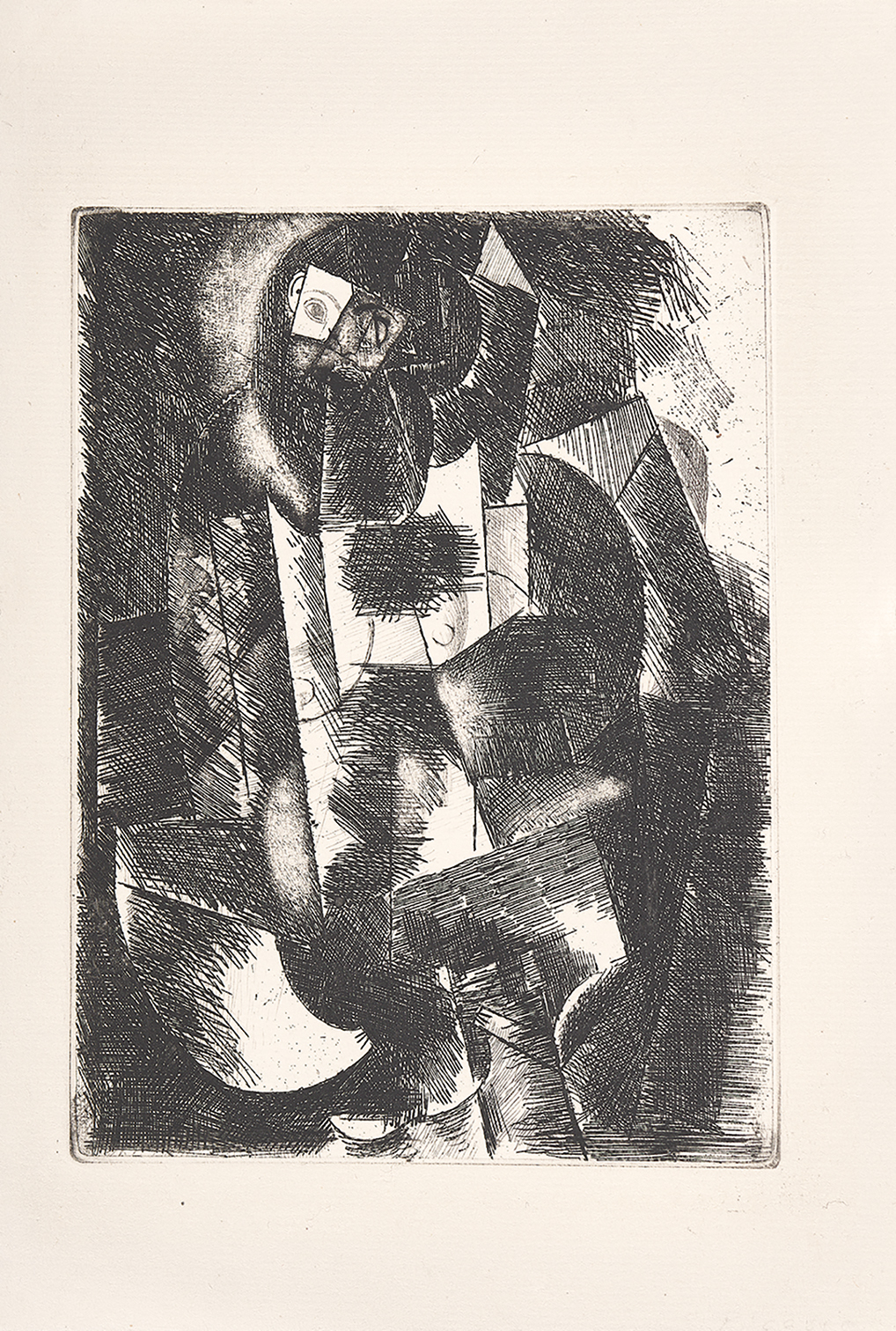 Picasso Pablo, Femme nue, from "Le siège de Jerusalem"