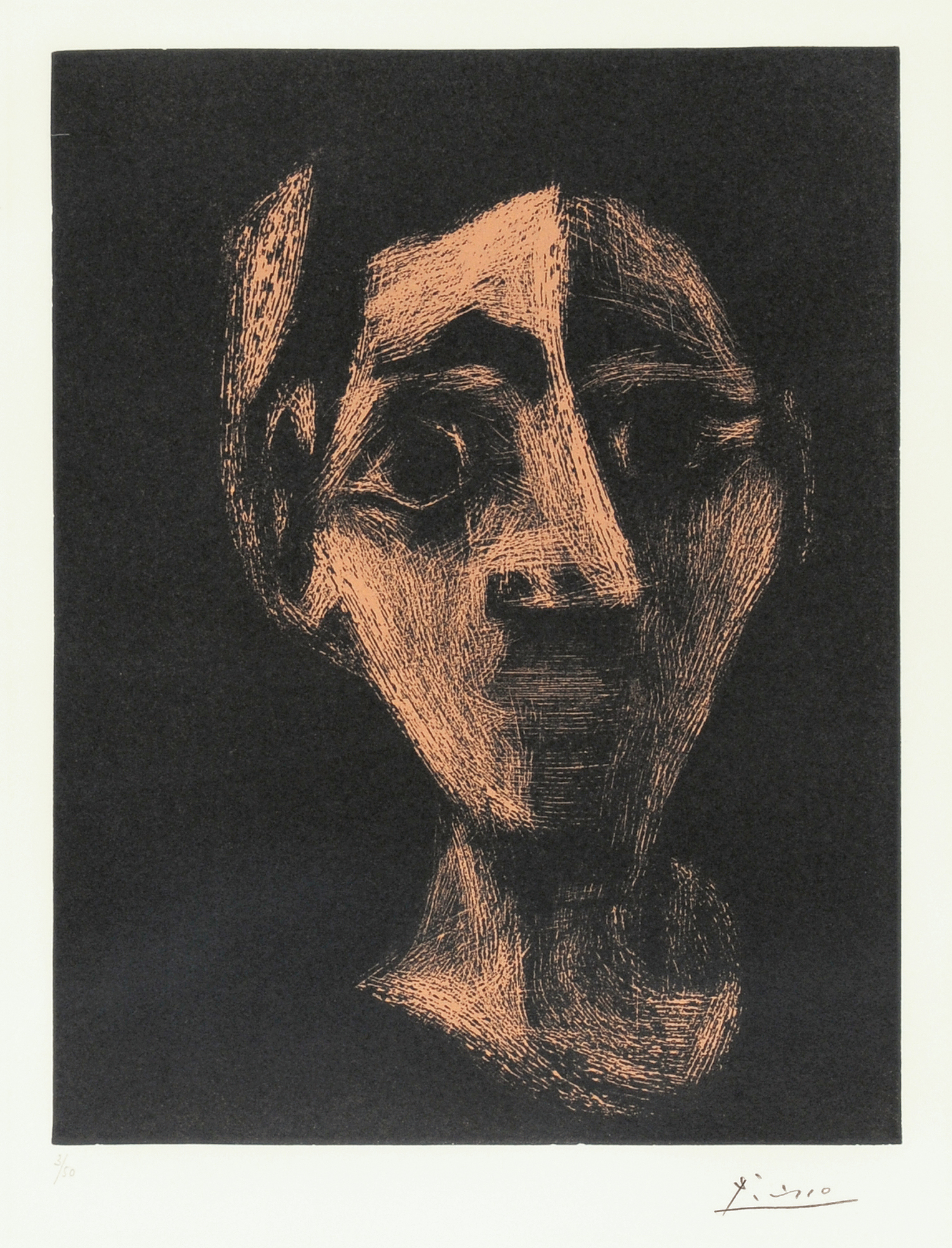 Picasso Pablo, Jaqueline au bandeau I