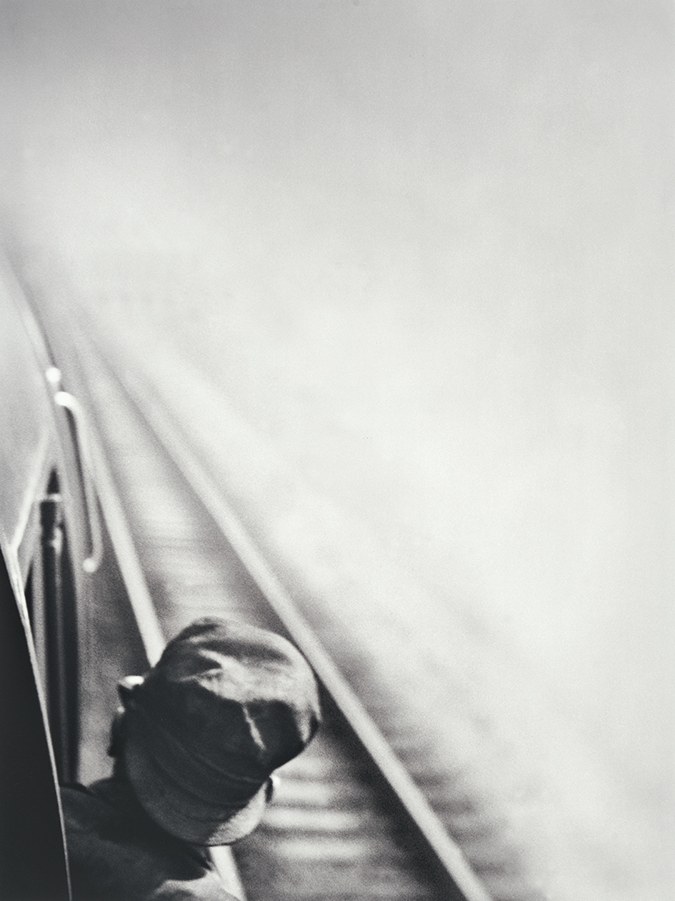 Groebli René, Lokführer im Nebel (Train Driver in Fog), from "Magie der Schiene"