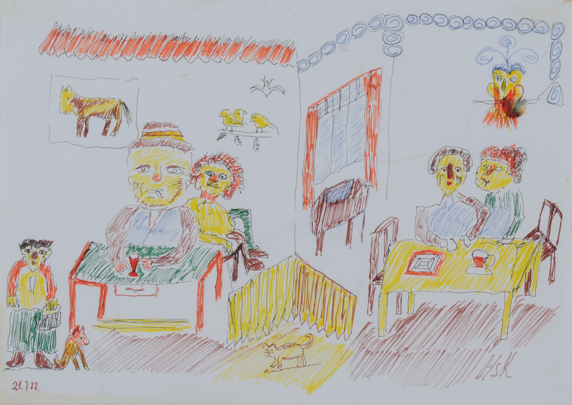 Krüsi Hans, Familientisch (Family Table)