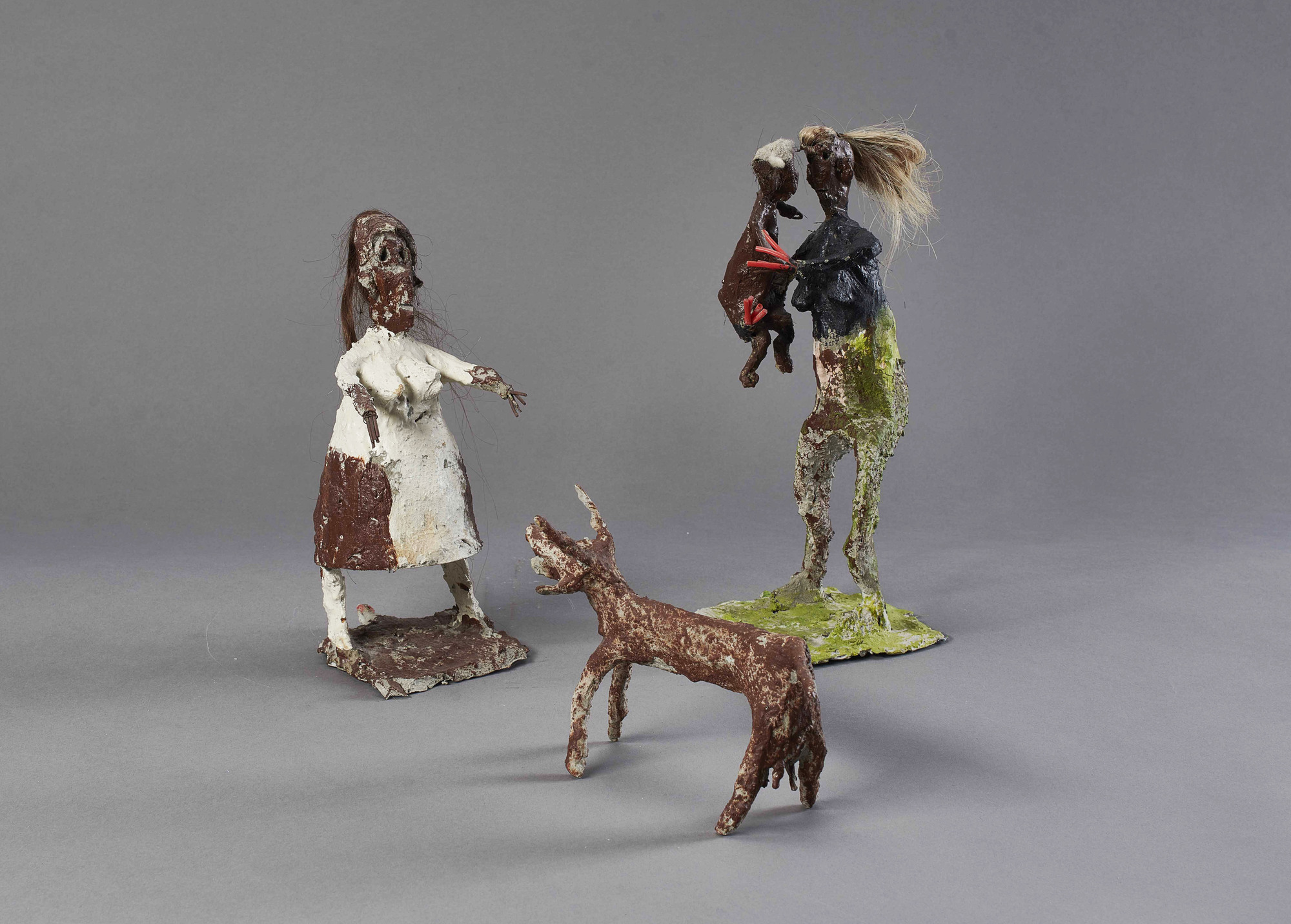 Bleiker Ulrich, Mutter mit Kind, Grossmutter und Ziege (Mother with Child, Grandmother and Goat)