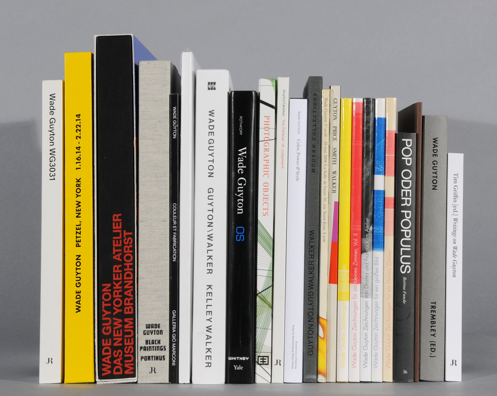 Guyton Wade, 23 Books and Exhibition Catalogues