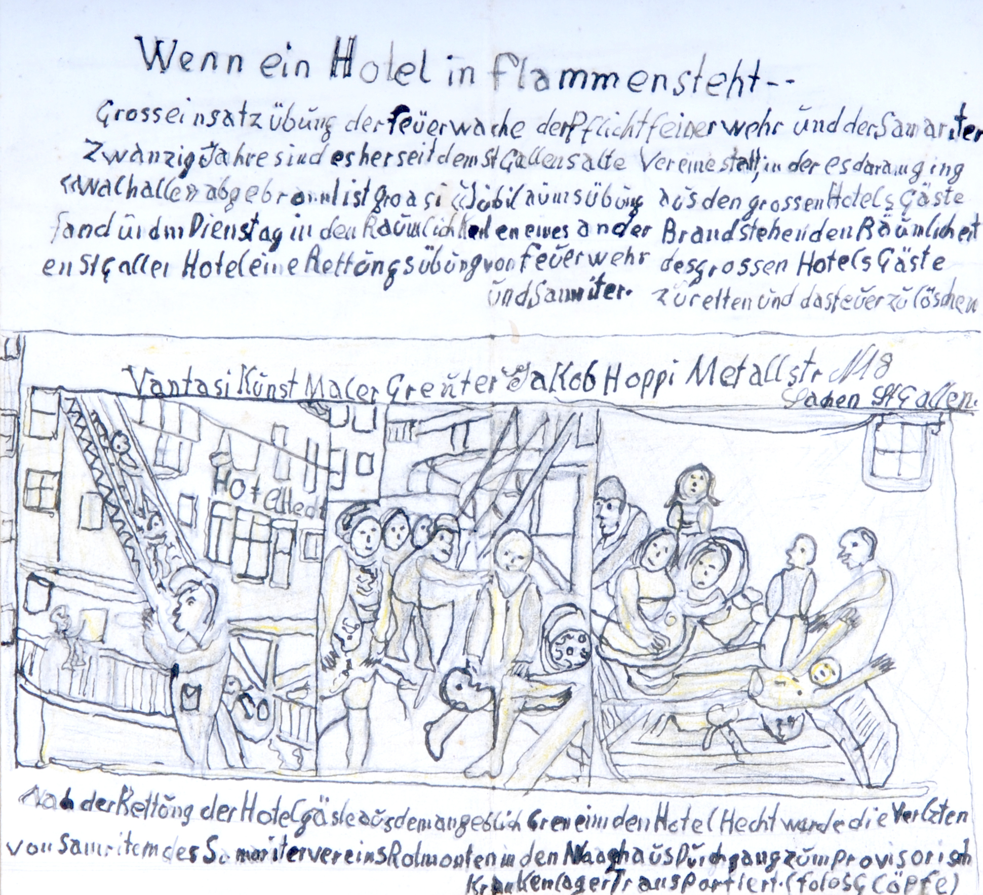 Jakob Greuter, 3 drawings: Untitled