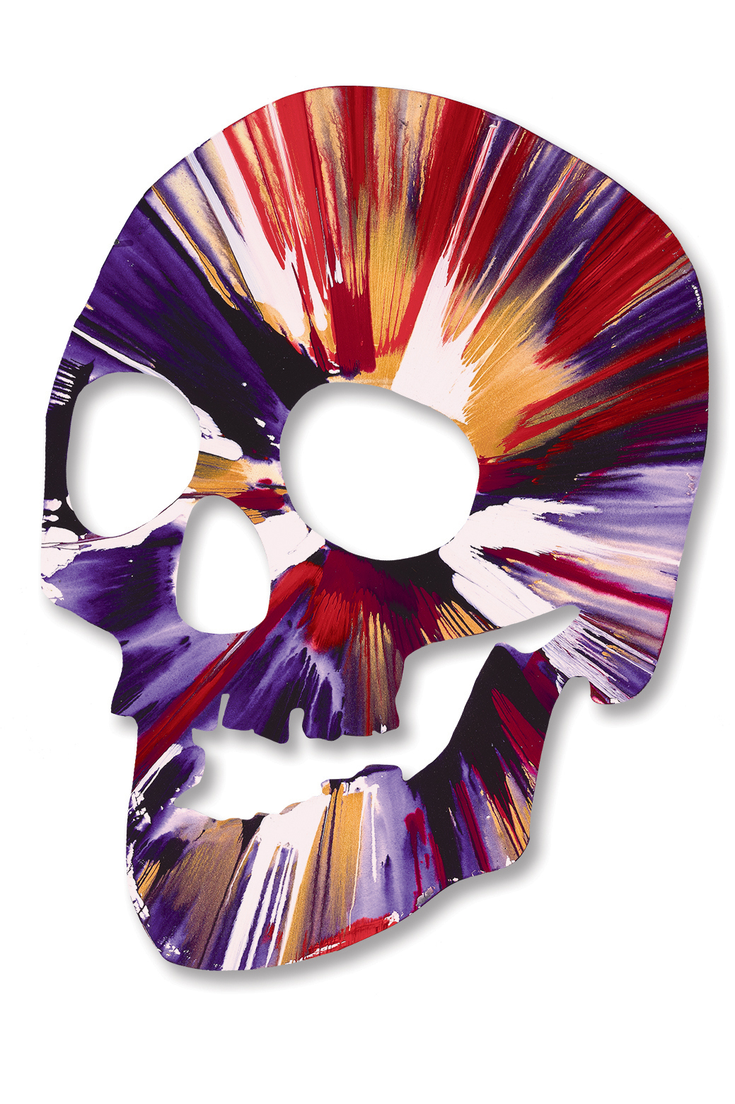 Damien Hirst, Skull Spin Painting